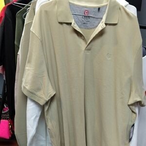 Chaps Men's Beige Polo Shirt